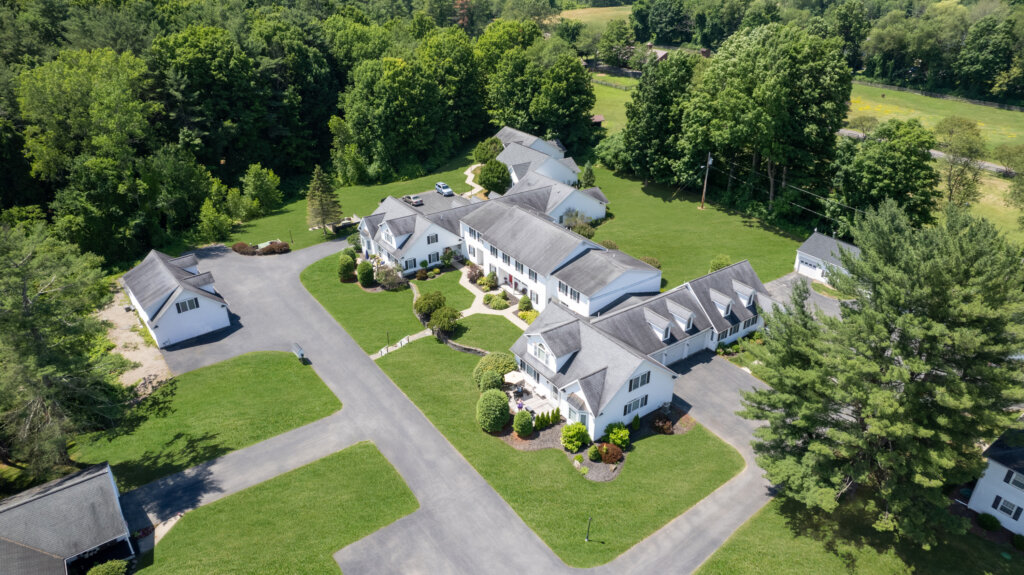 aerial view of Olde Coach Manor