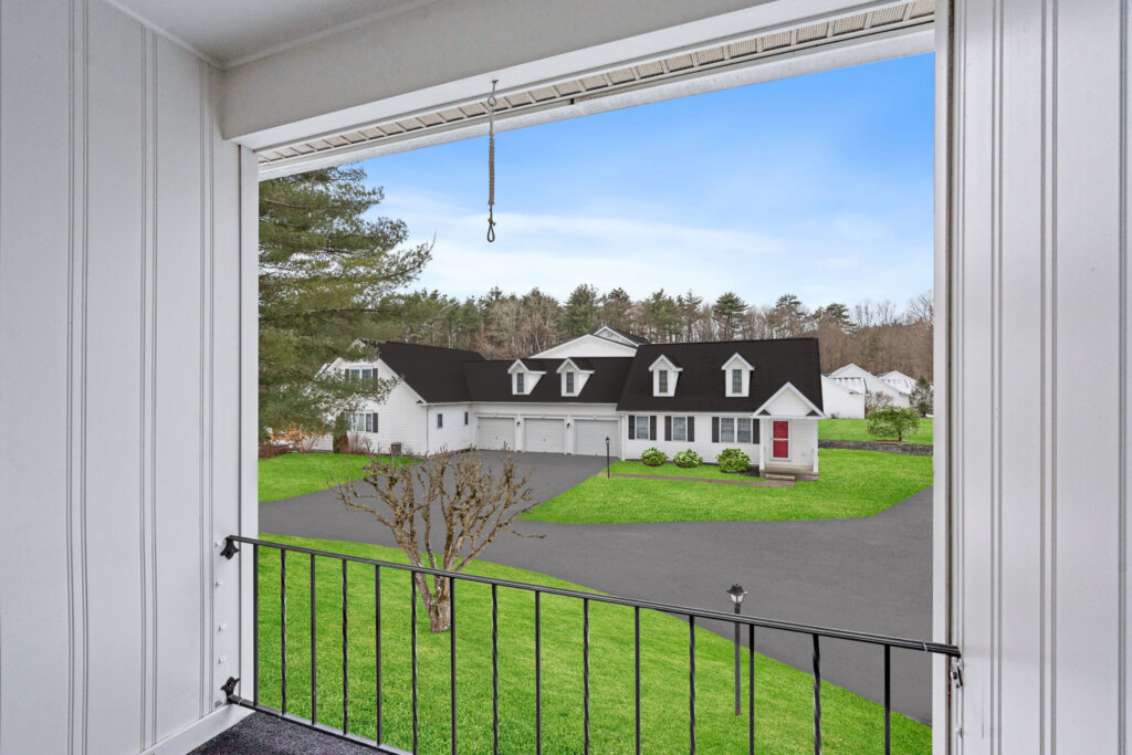 view from porch at Olde Coach Manor unit